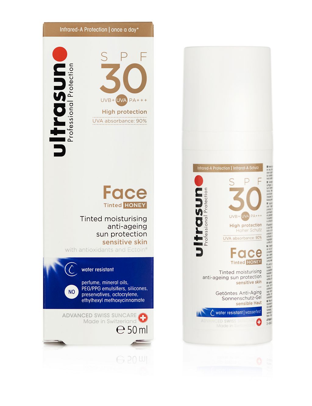 Face Tinted Cream SPF 30 Honey 50ml GOODS M&S   