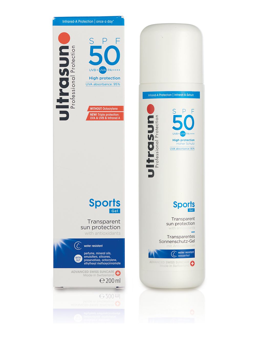 Sports Gel SPF 50 200ml GOODS M&S   