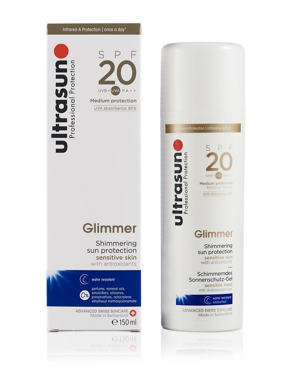 Glimmer Cream SPF 20 150ml GOODS M&S   