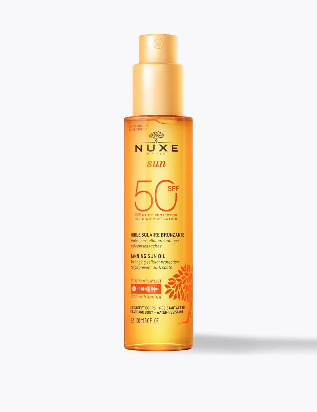 Tanning Sun Oil SPF50 High Protection Face & Body 150ml GOODS M&S   