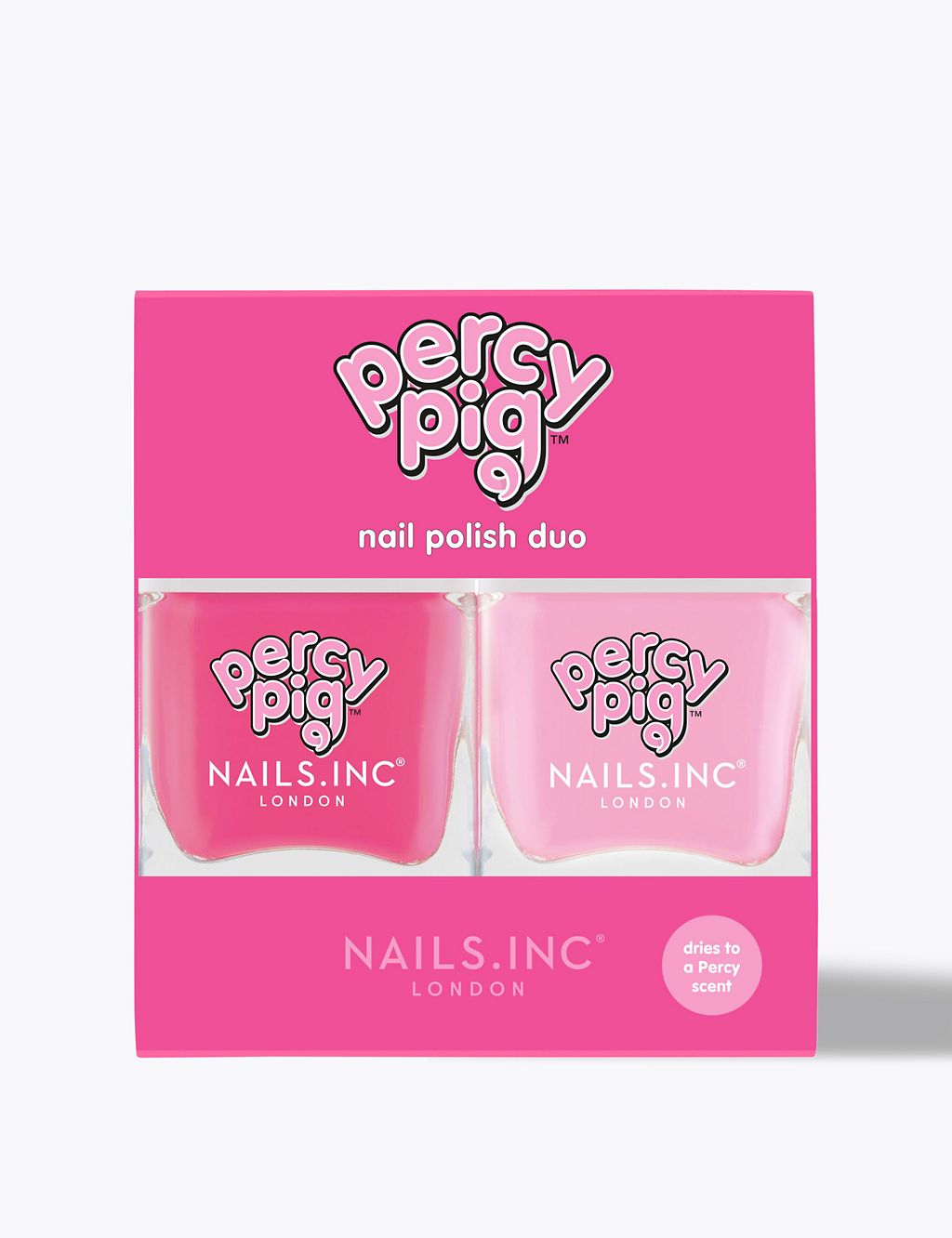 Percy Pig Scented Nail Polish Duo GOODS M&S   