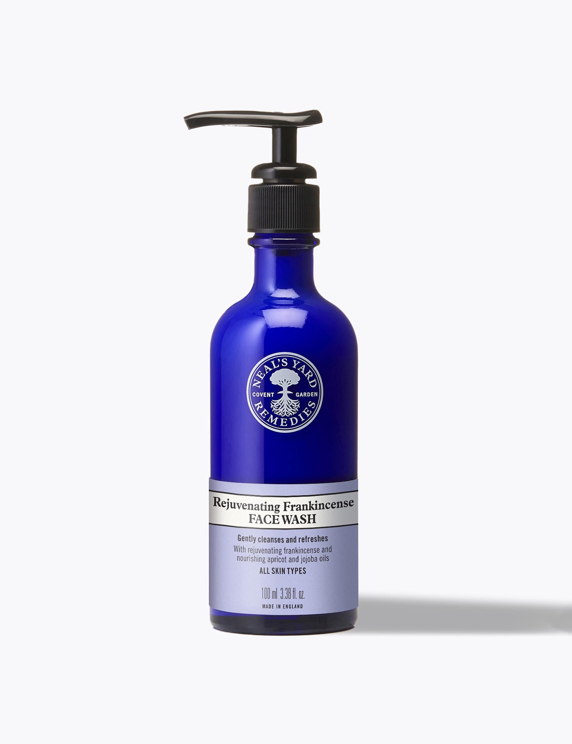 Neal's Yard Remedies Rejuvenating Frankincense Facial Wash 100ml, imported from the UK