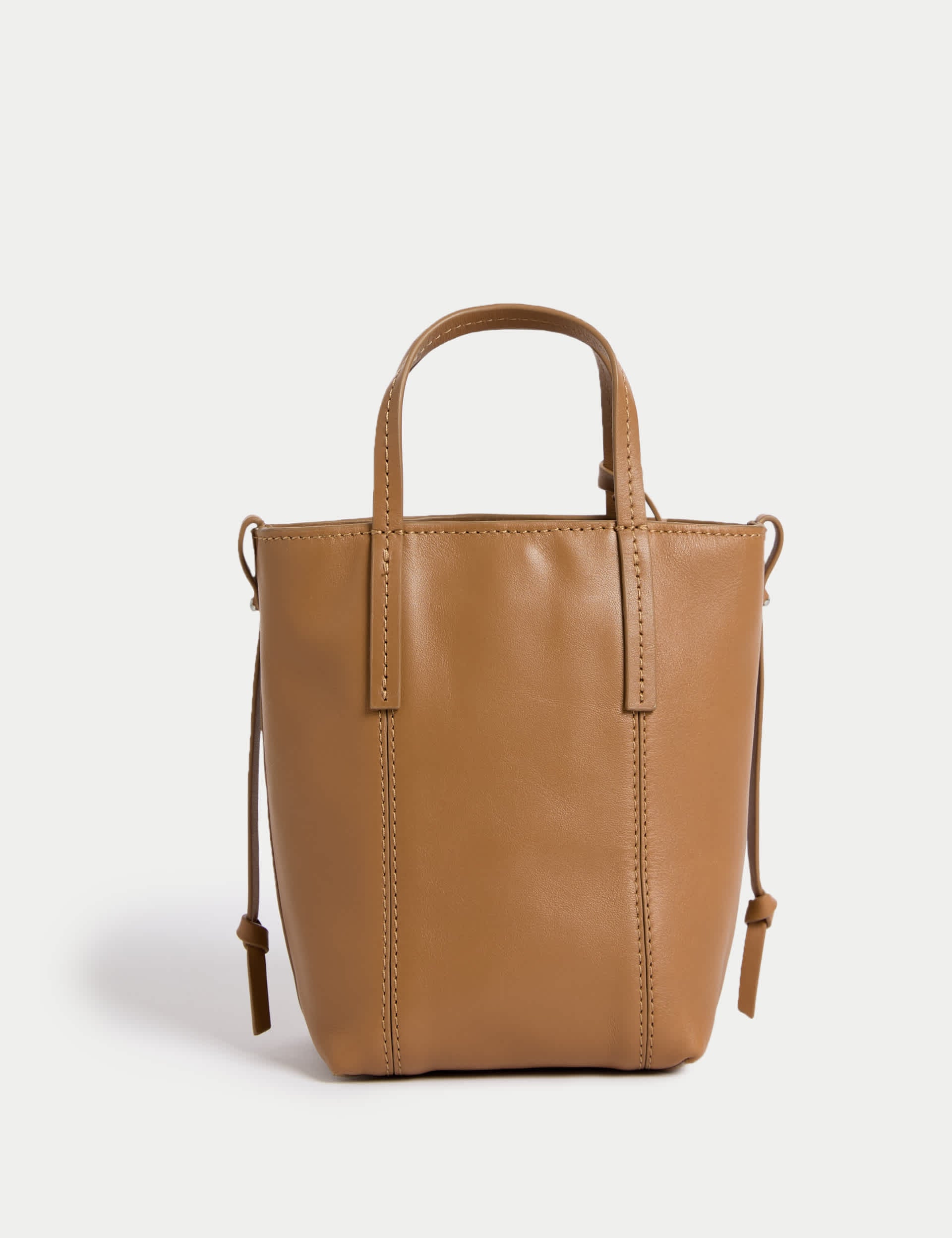 Jaeger leather handbag with cross-body strap, 135x100x180 mm, UK version