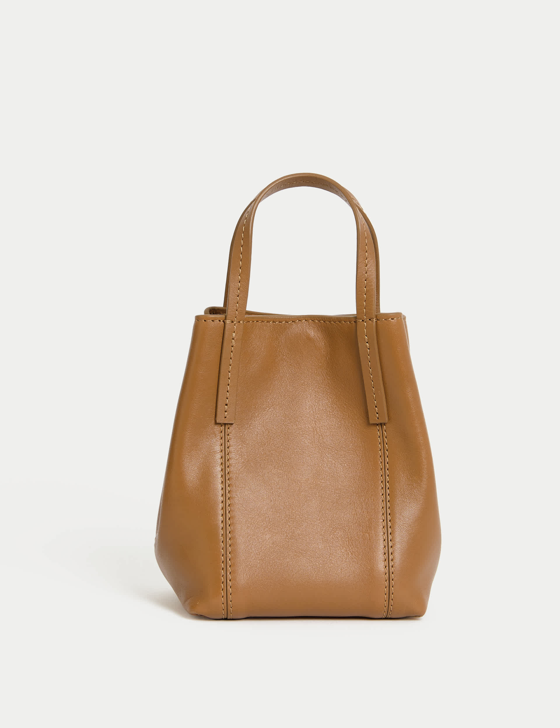 Jaeger leather handbag with cross-body strap, 135x100x180 mm, UK version