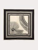 Jaeger extra large cotton rich silk scarf 130cm, UK version