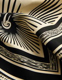 Jaeger pure silk printed scarf 64 cm, UK version