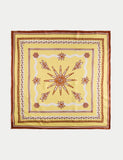 Jaeger pure silk twill printed square scarf 64cm, UK version