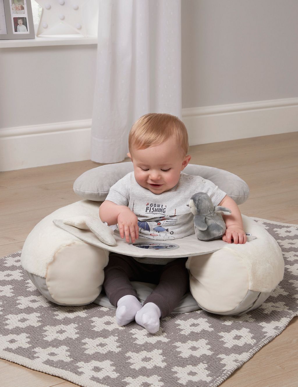 Wish Upon a Cloud Sit & Play Floor Seat (6 Mths) GOODS M&S   