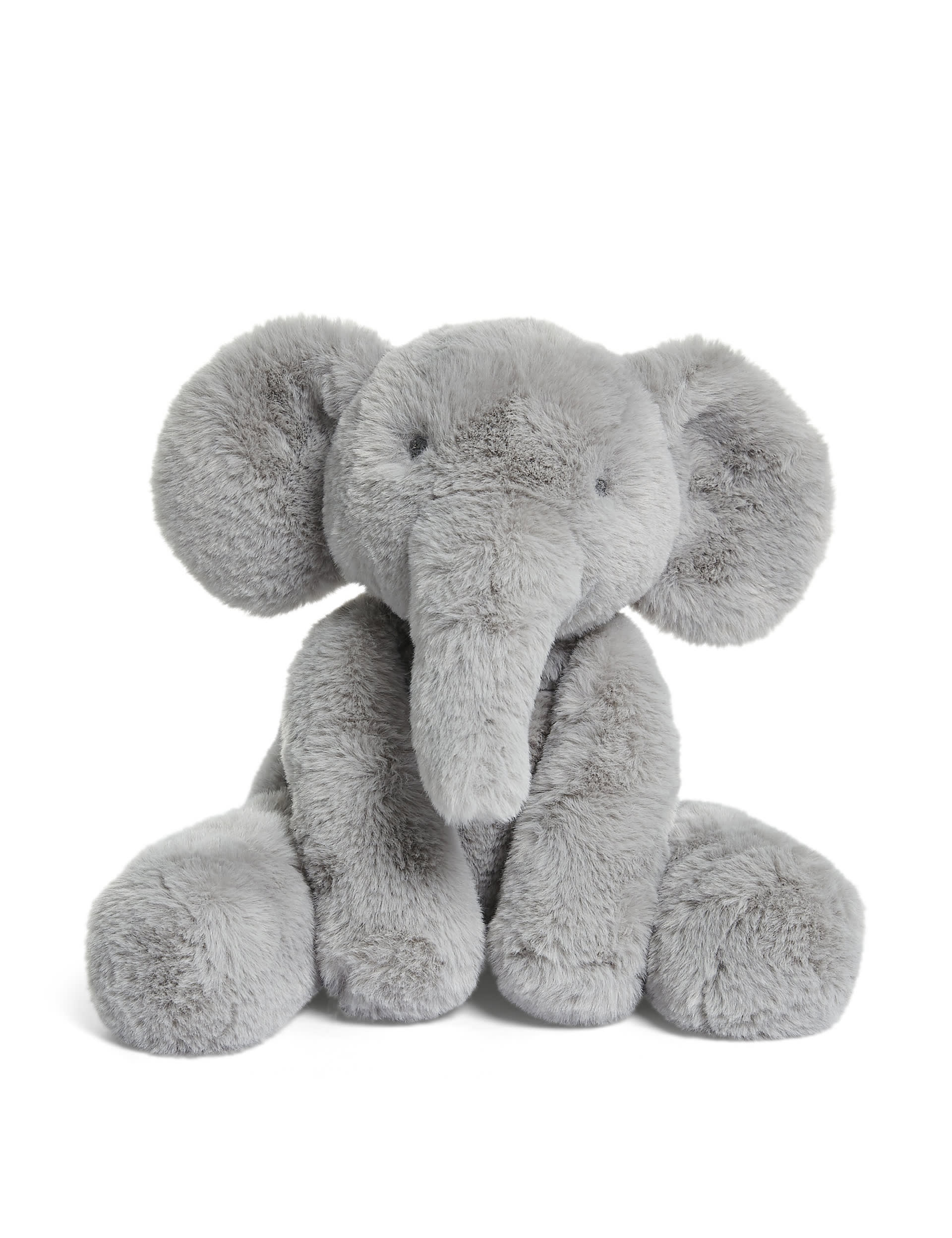 Mamas & Papas Elephant soft toy grey fur regular size (British brand)