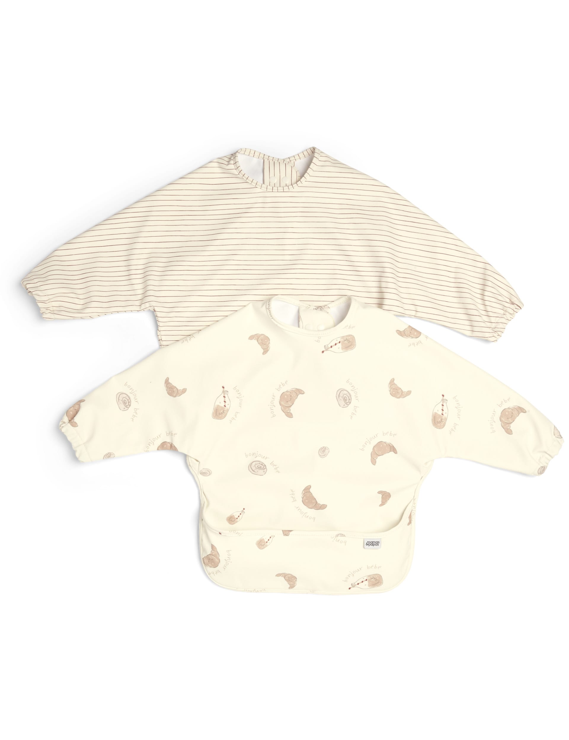 Mamas & Papas striped bibs 2 pack, UK version