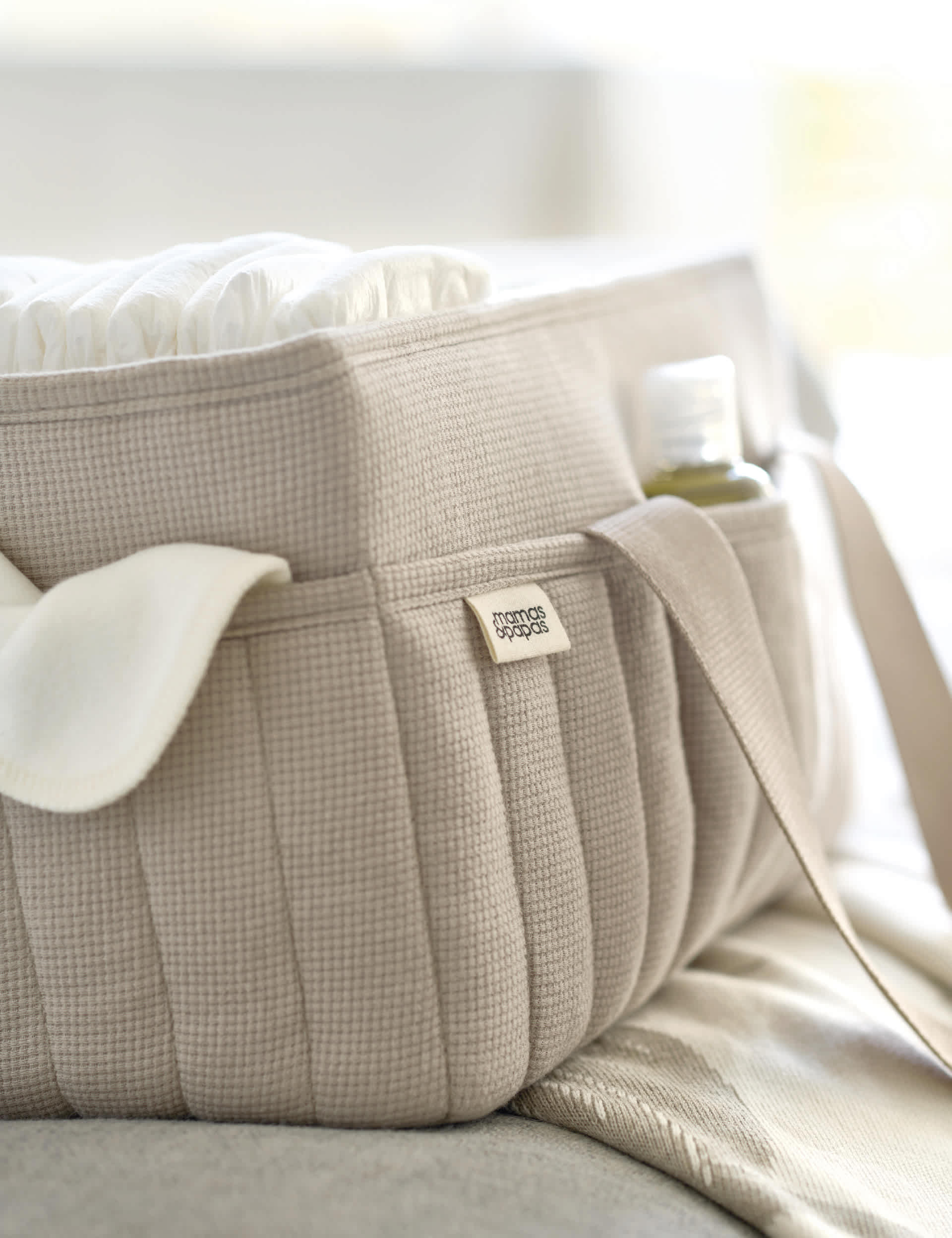 Mamas & Papas nappy caddy with compartments, UK version