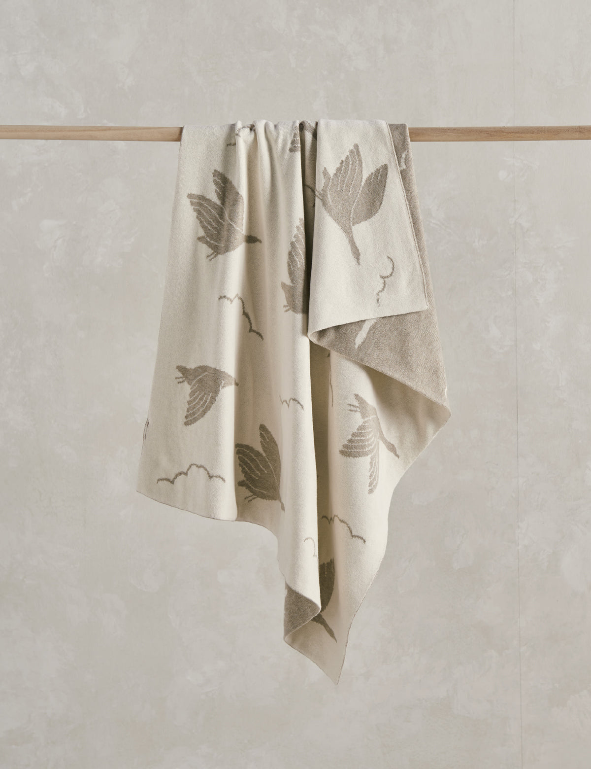 Mamas & Papas pure cotton knitted shawl, imported from the UK