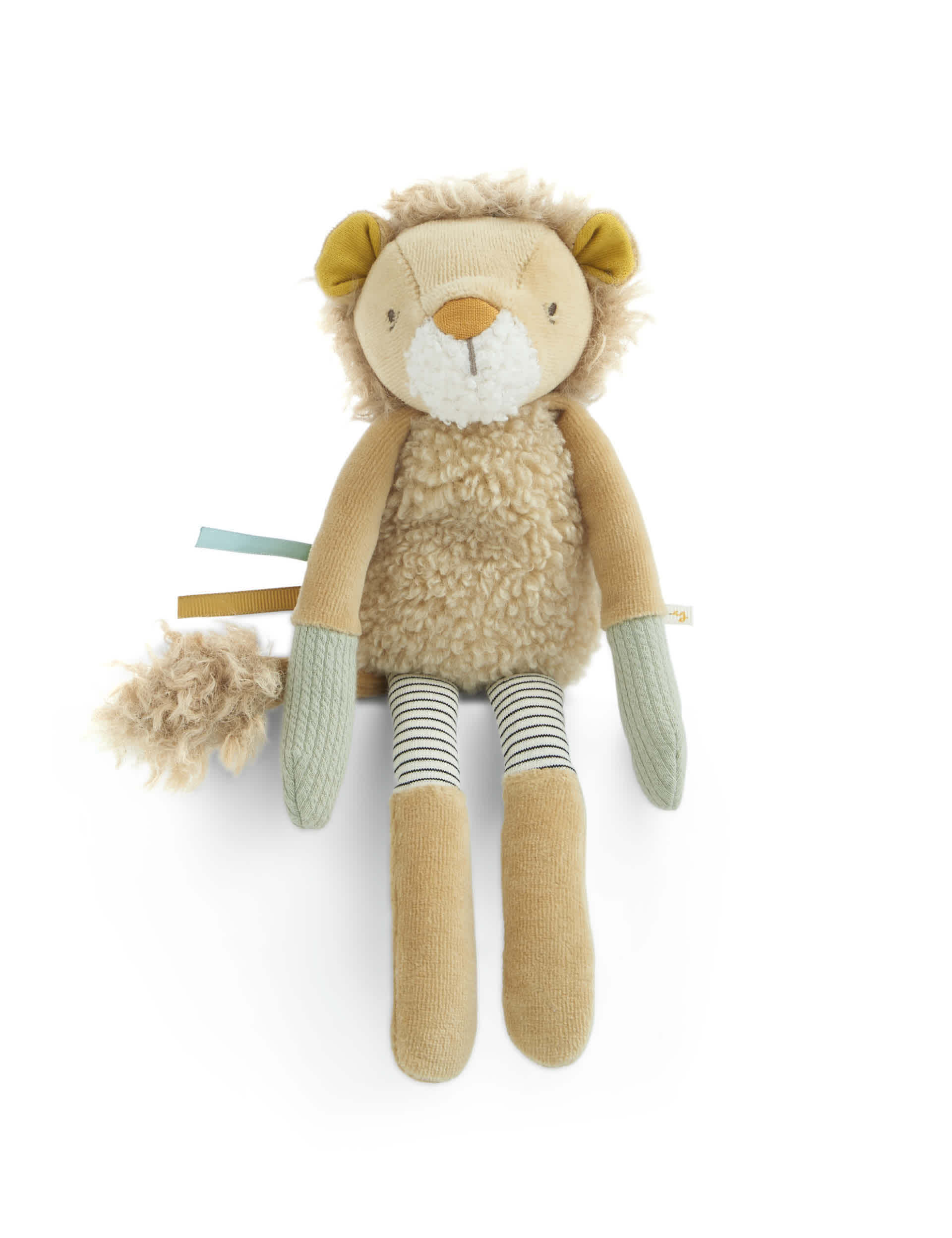 Mamas & Papas Lenny Lion activity beanie toy - British product