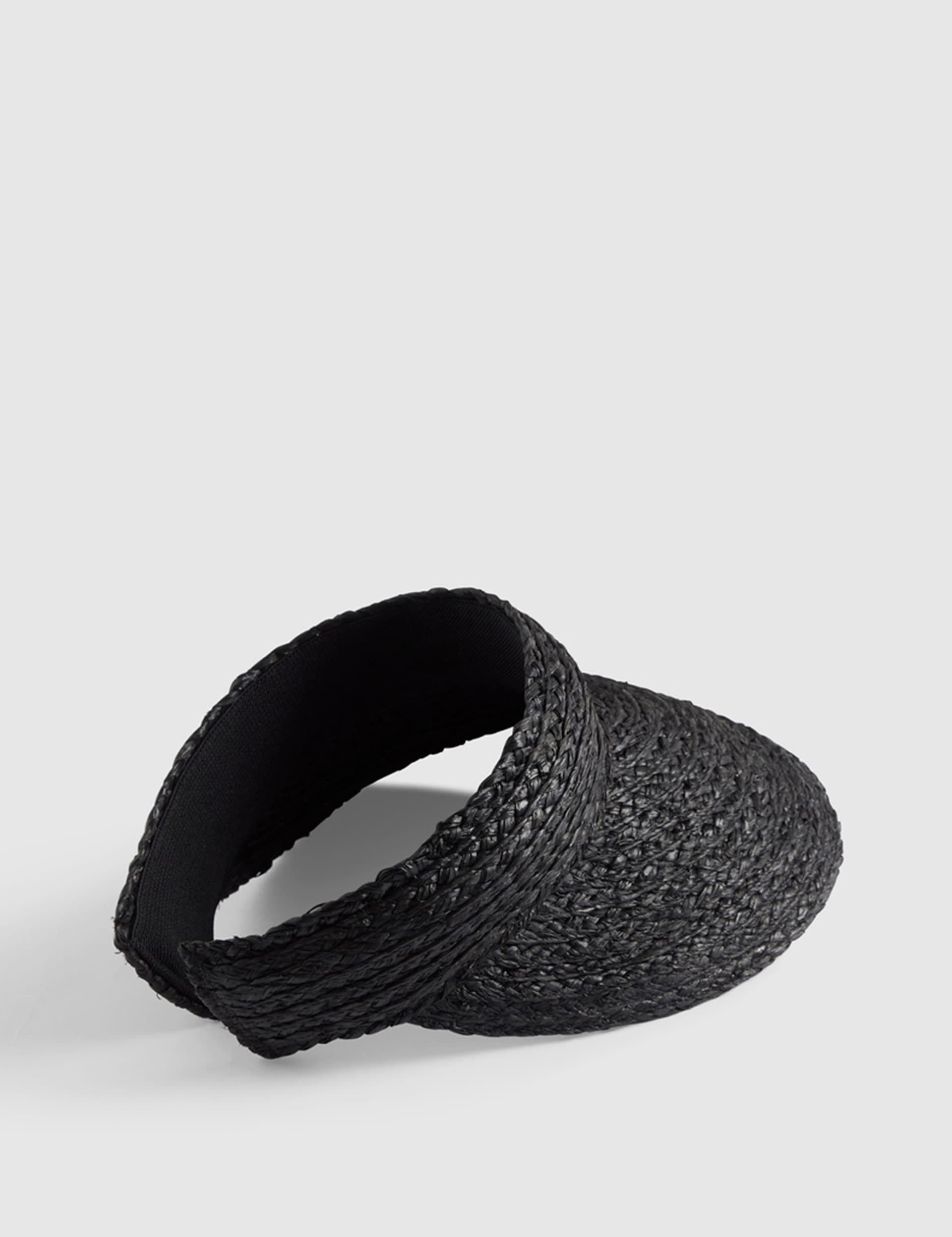 Seafolly raffia visor wide brim hat, imported from the UK