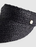 Seafolly raffia visor wide brim hat, imported from the UK