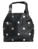 Jones Bootmaker leather tote bag with star cutouts - British product