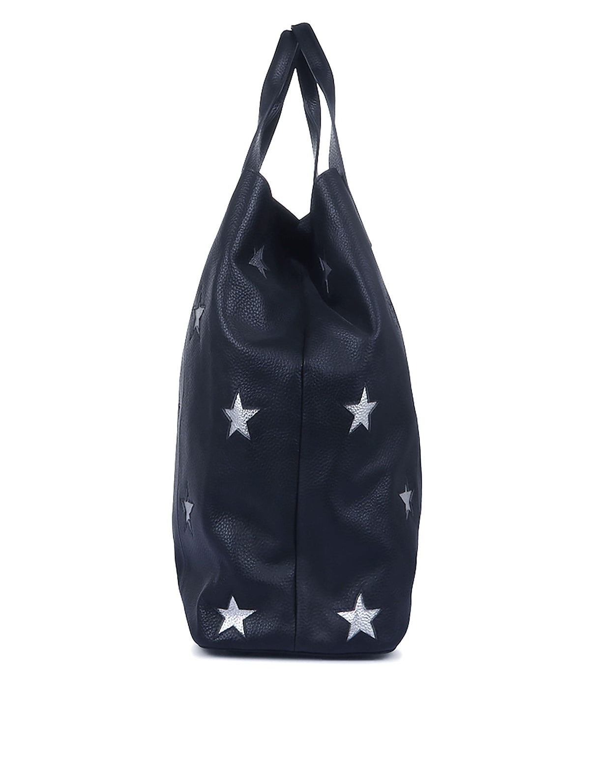 Jones Bootmaker leather tote bag with star cut-out detailing - British product