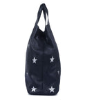 Jones Bootmaker leather tote bag with star cut-out detailing - British product