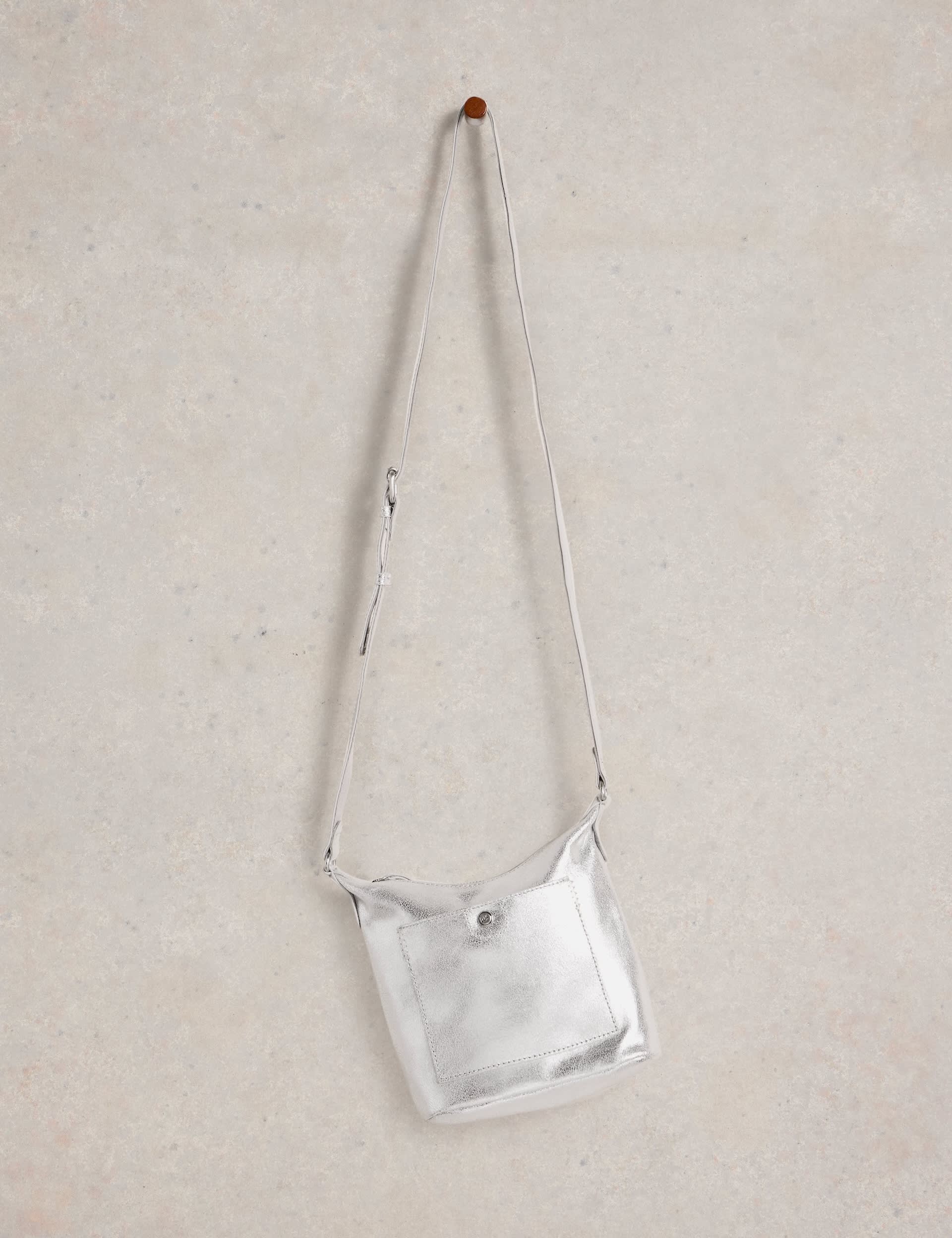 White Stuff metallic cross body bag - British product