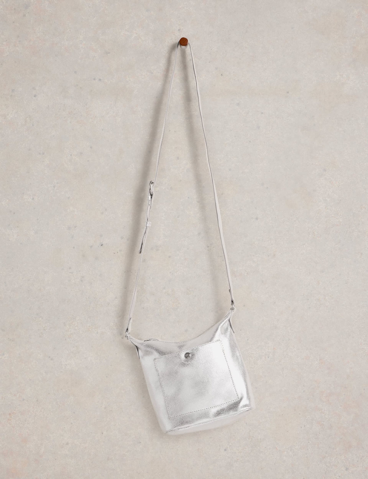 White Stuff metallic cross body bag - British product