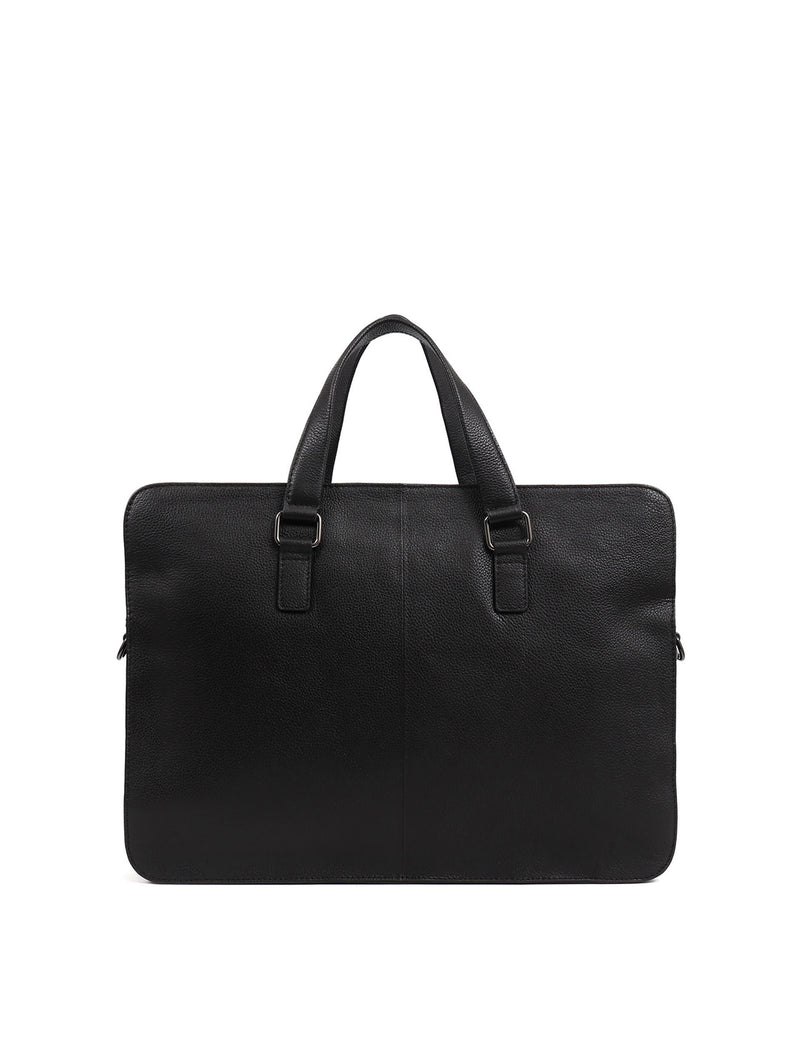 Jones Bootmaker leather pebble grain messenger bag, imported from the UK