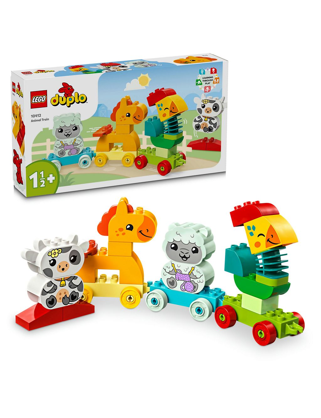 LEGO® DUPLO® My First Animal Train Nature Toy 10412 (1½+ Yrs) GOODS M&S   