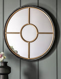 Rocca round hanging wall mirror 60cm, imported from the UK