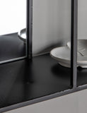 Bassan rectangular hanging mirror with shelf 60x65 cm - British product