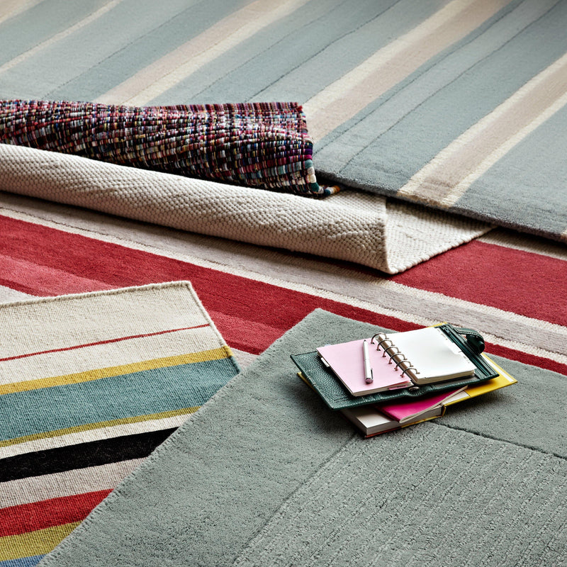 John Lewis Amelia stripe hand loomed rug 150x90cm - British product