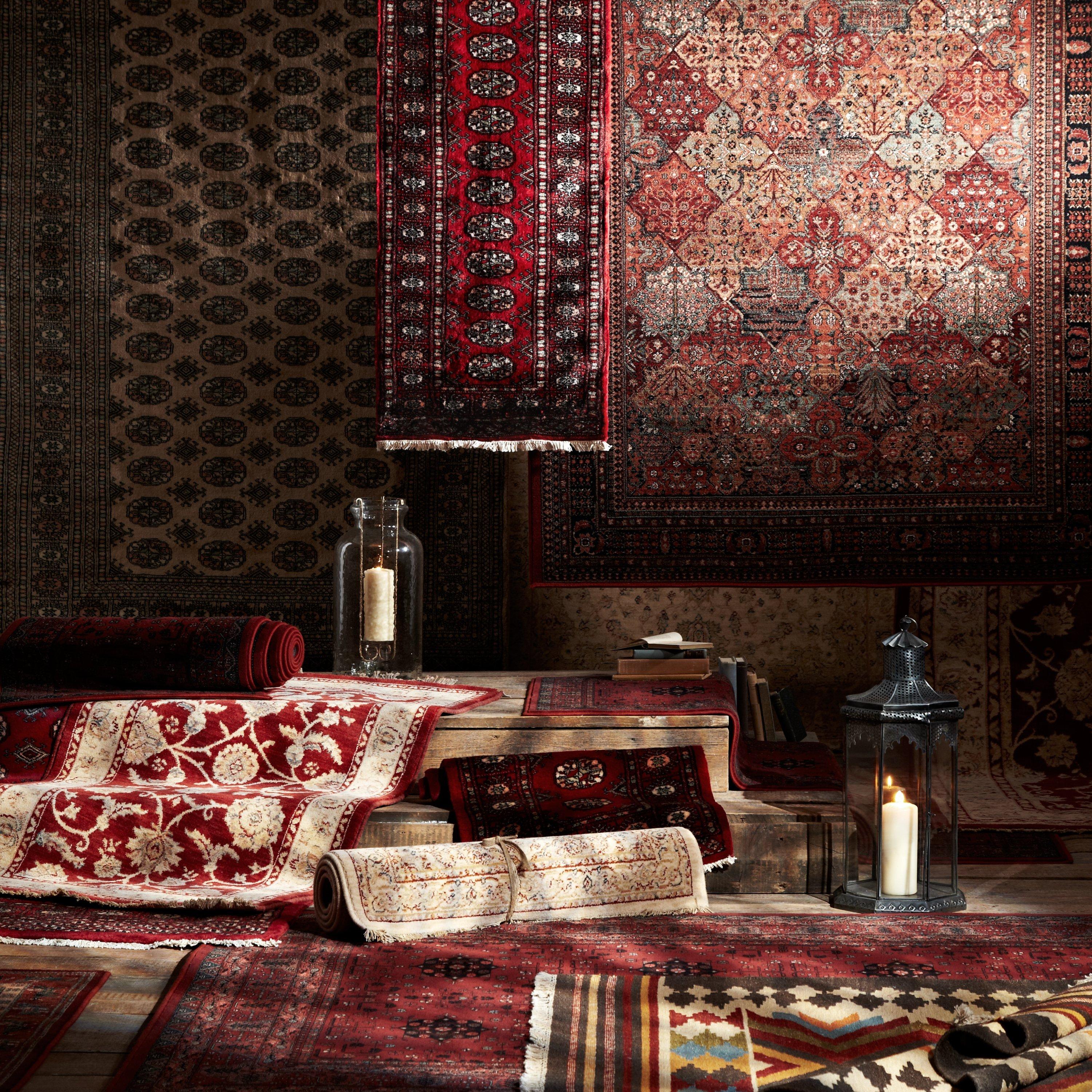 Gooch Luxury Bokhara handmade rug 183x122cm (British brand)