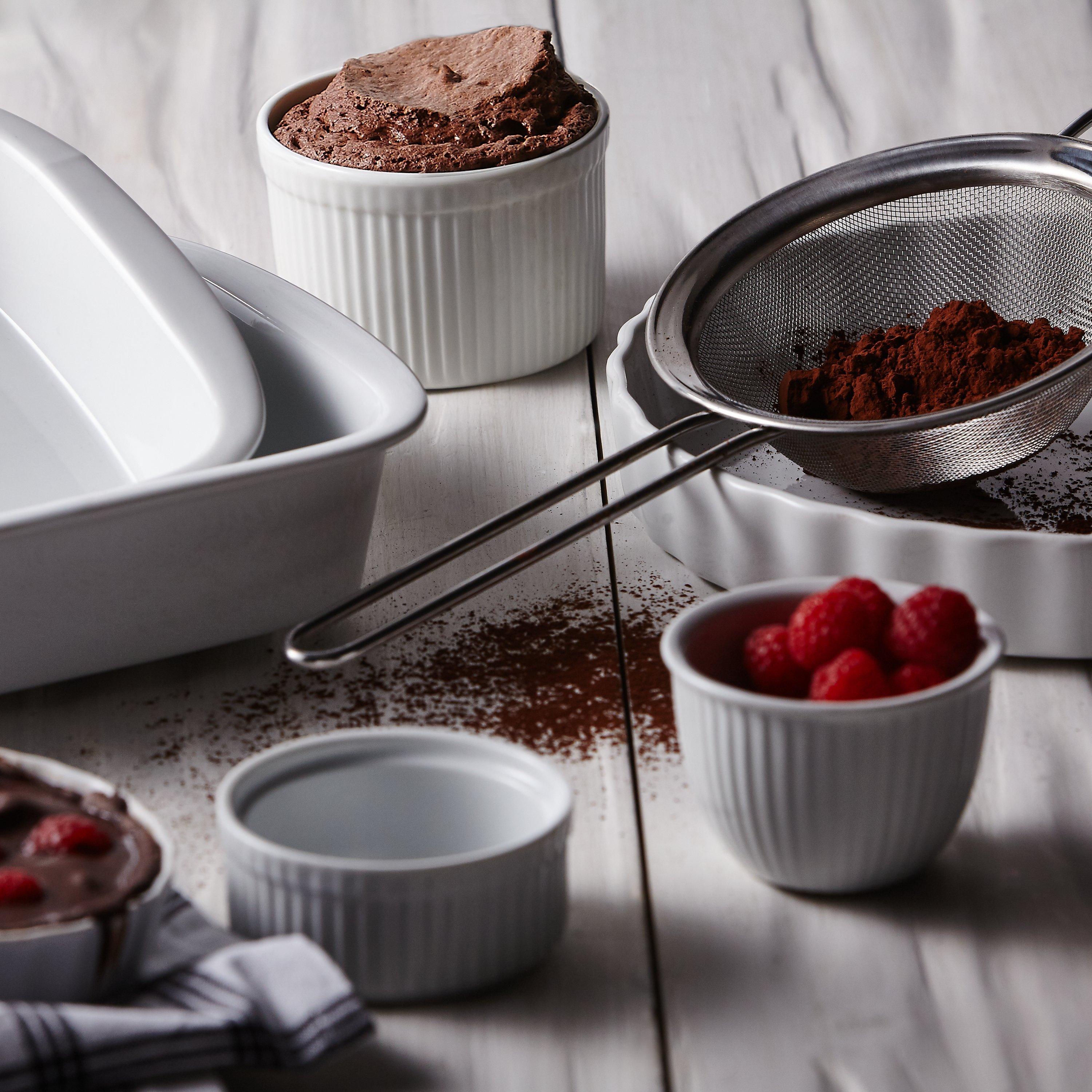 John Lewis porcelain round pie dish 23cm, imported from the UK