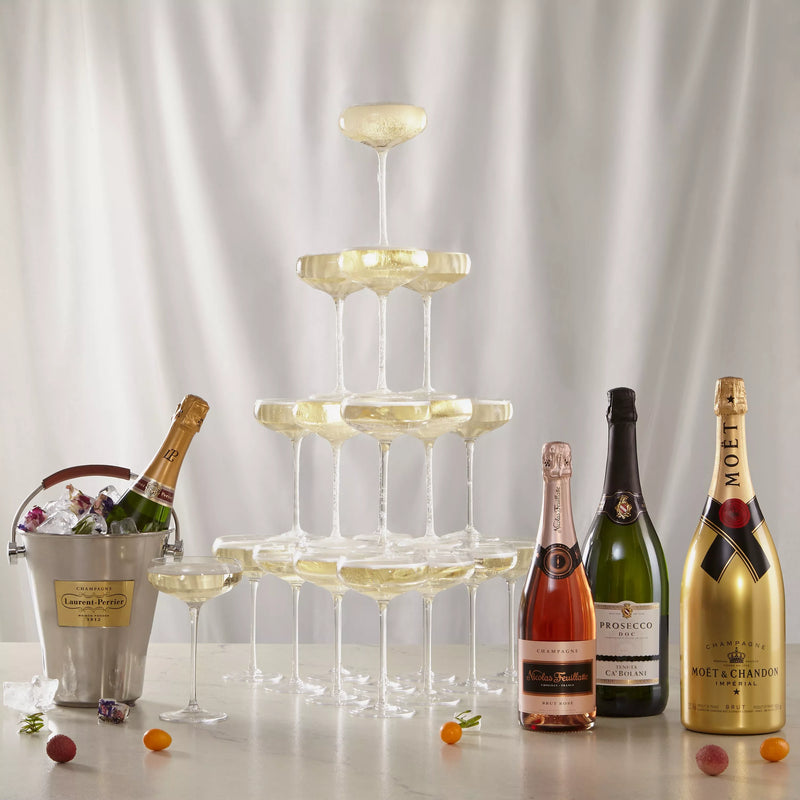 Laurent-Perrier Brut Champagne with silver ice bucket 75cl, UK version