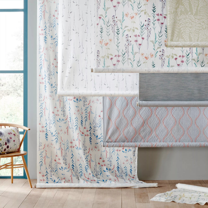 John Lewis Longstock floral furnishing fabric in multi colour, UK version