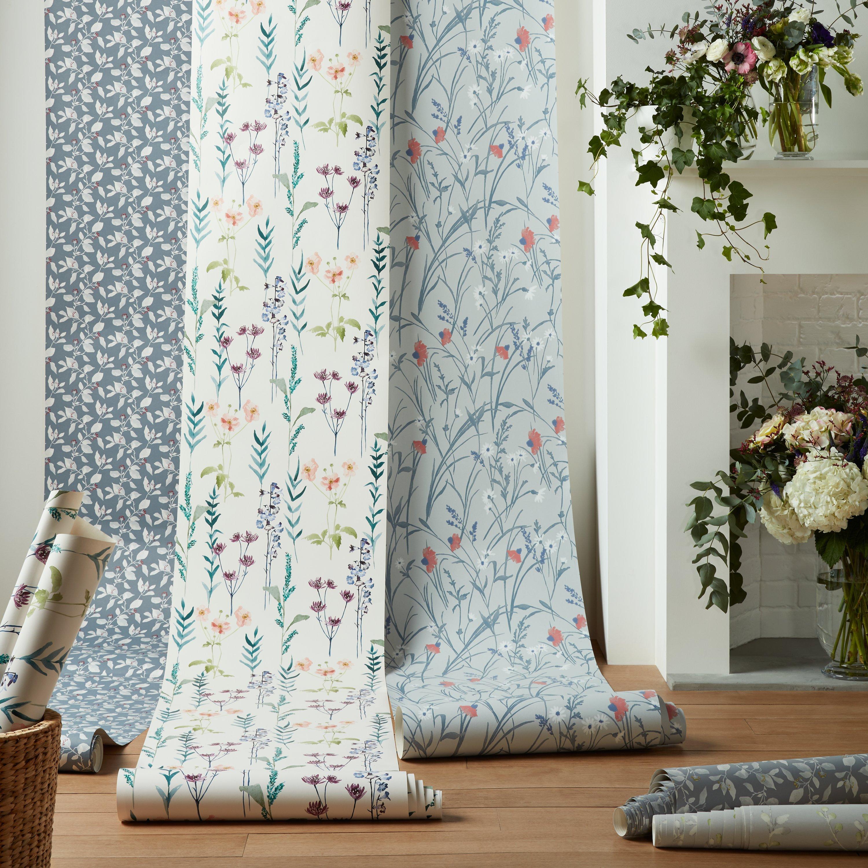 John Lewis Longstock floral wallpaper 10m x 52cm (British brand)