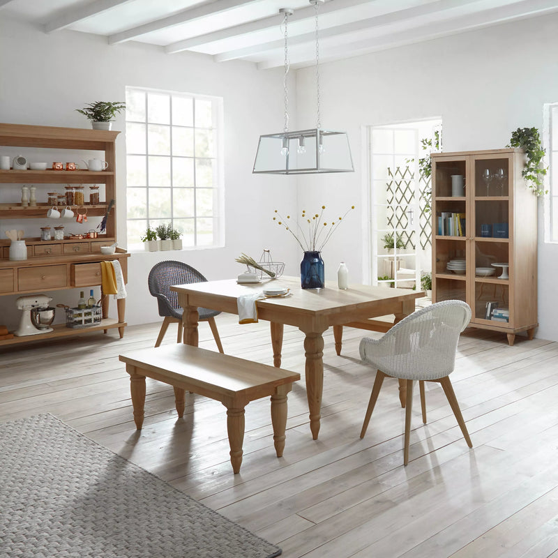 John Lewis Easdale Lloyd loom dining chair with oak legs, UK version