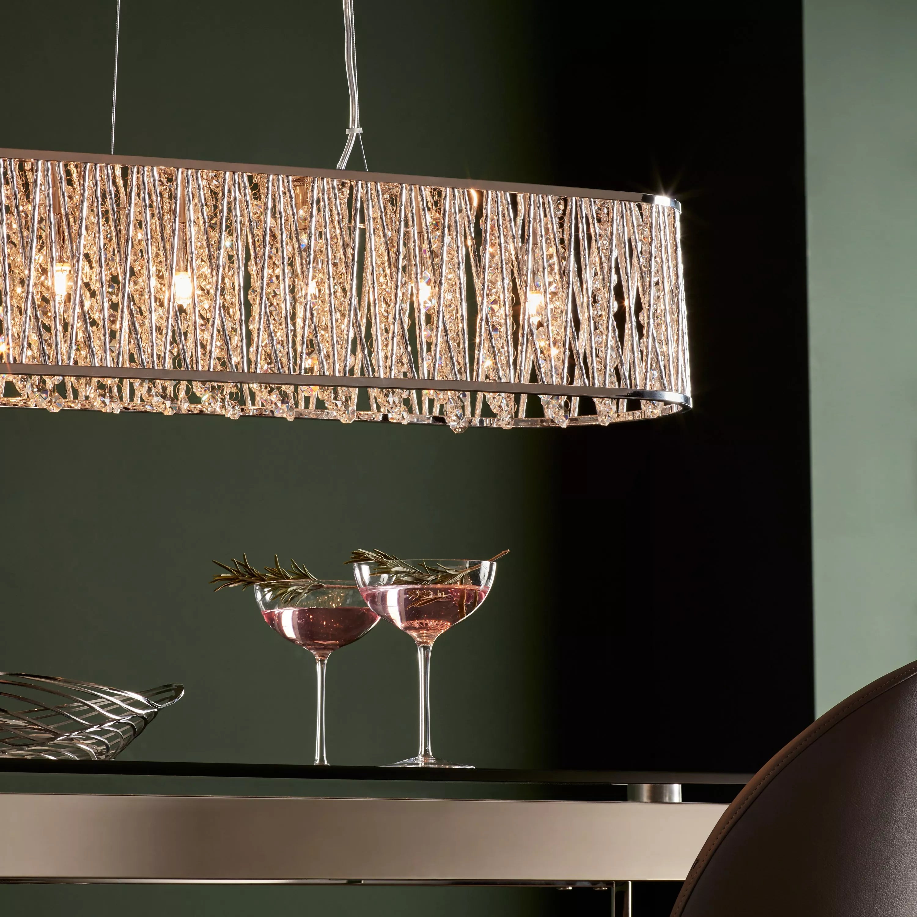 John Lewis Emilia Jazzy bar ceiling light chandelier (British brand)