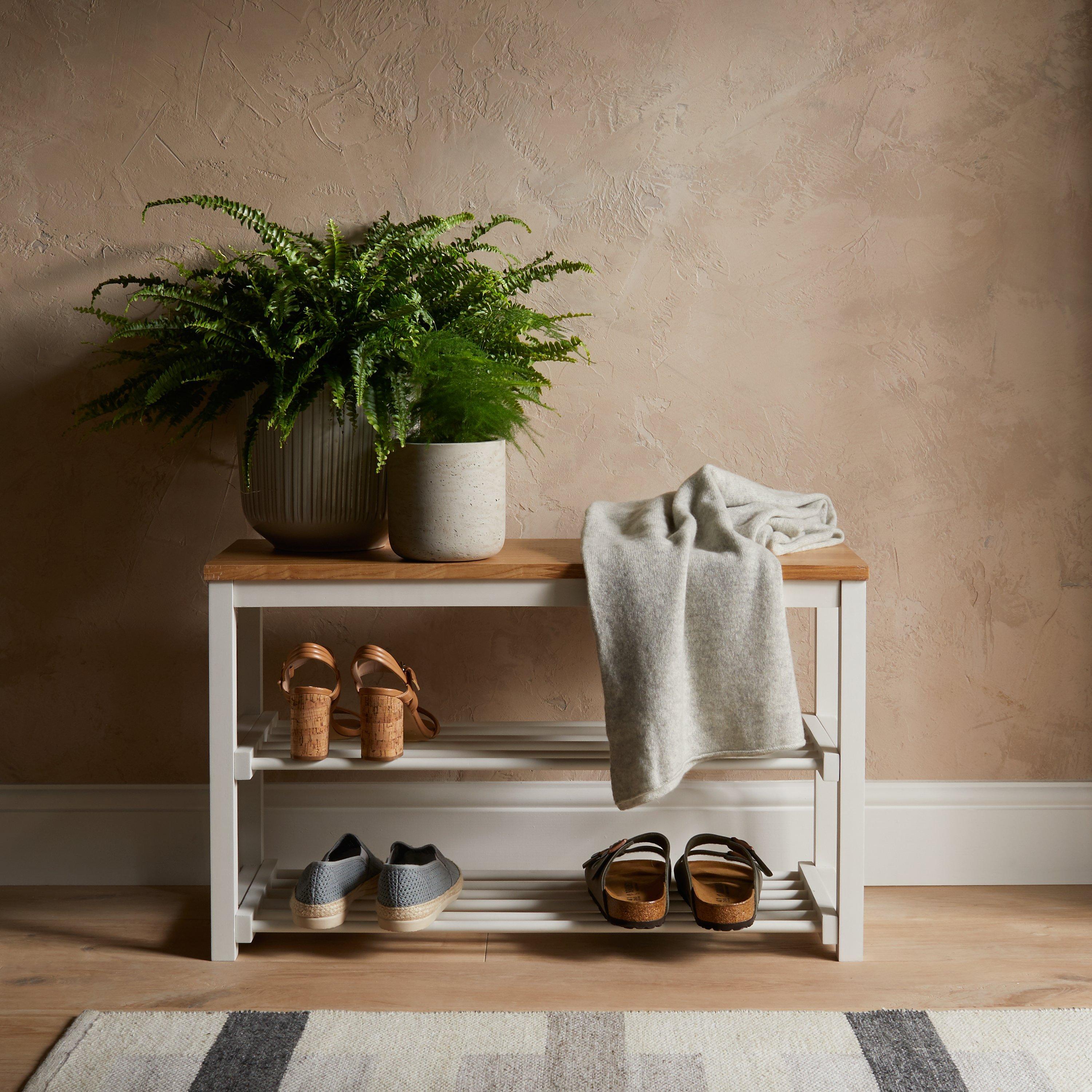 John Lewis Modern Country 3 tier shoe rack, imported from the UK