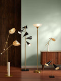 John Lewis Azure uplighter floor lamp tall metal glass, UK version