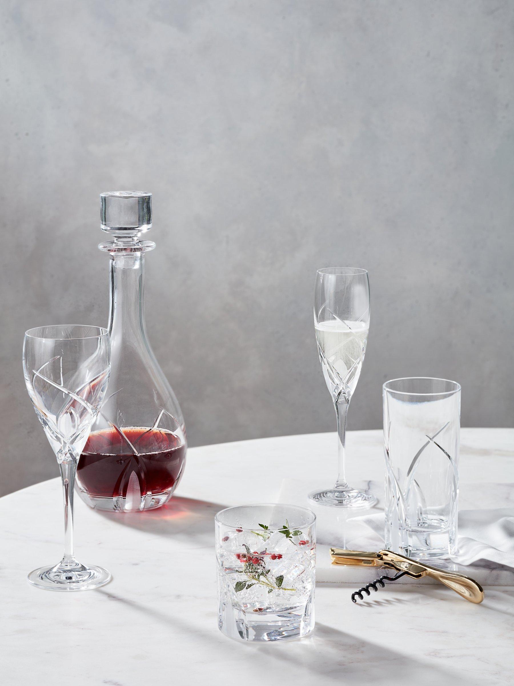 John Lewis crystal glass tumblers clear 290ml set of 2, UK version