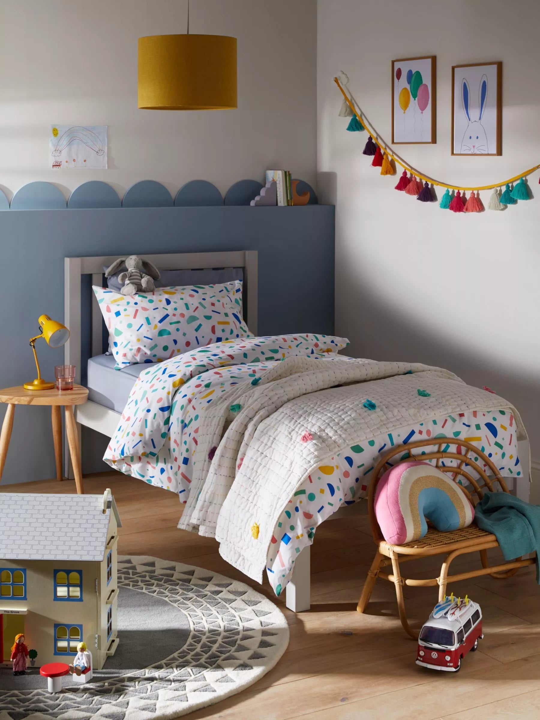 John Lewis Magical Unicorn Rainbow soft toy, imported from the UK