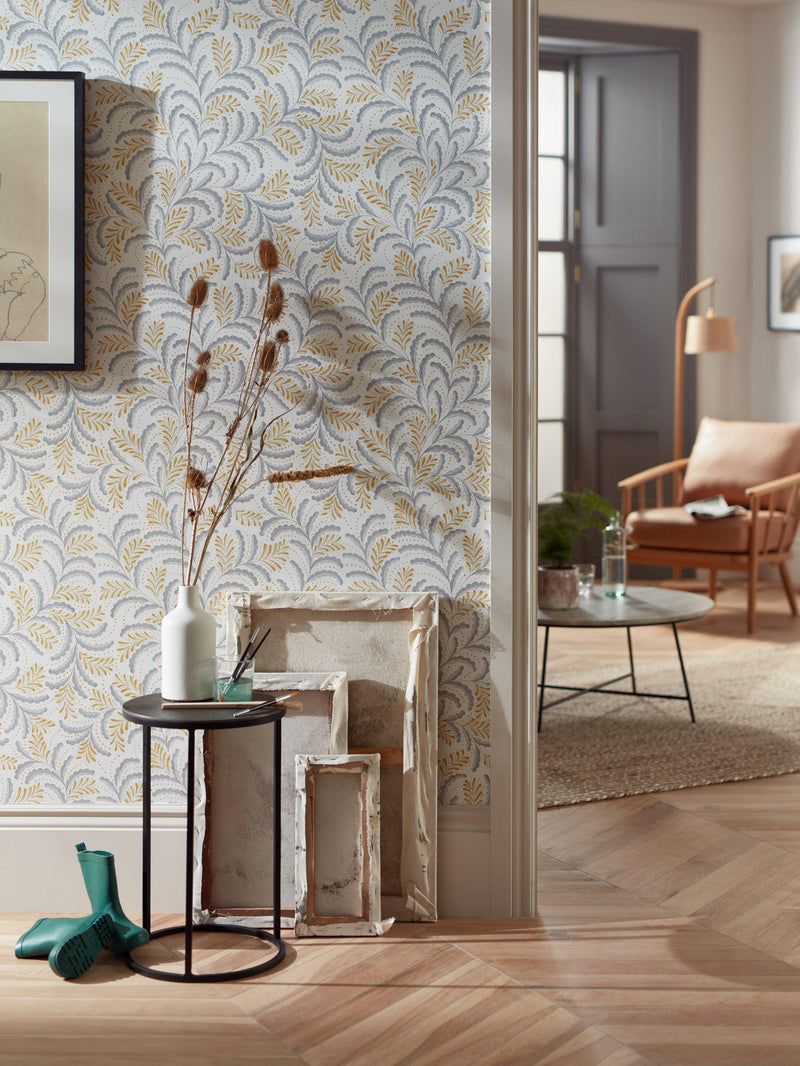 John Lewis fern design wallpaper, UK version