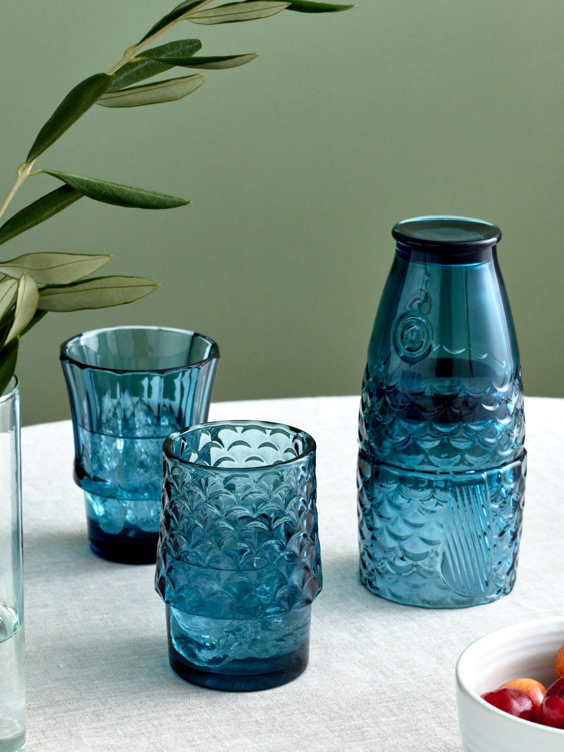 John Lewis fish stacking glass tumblers set of 4, UK version