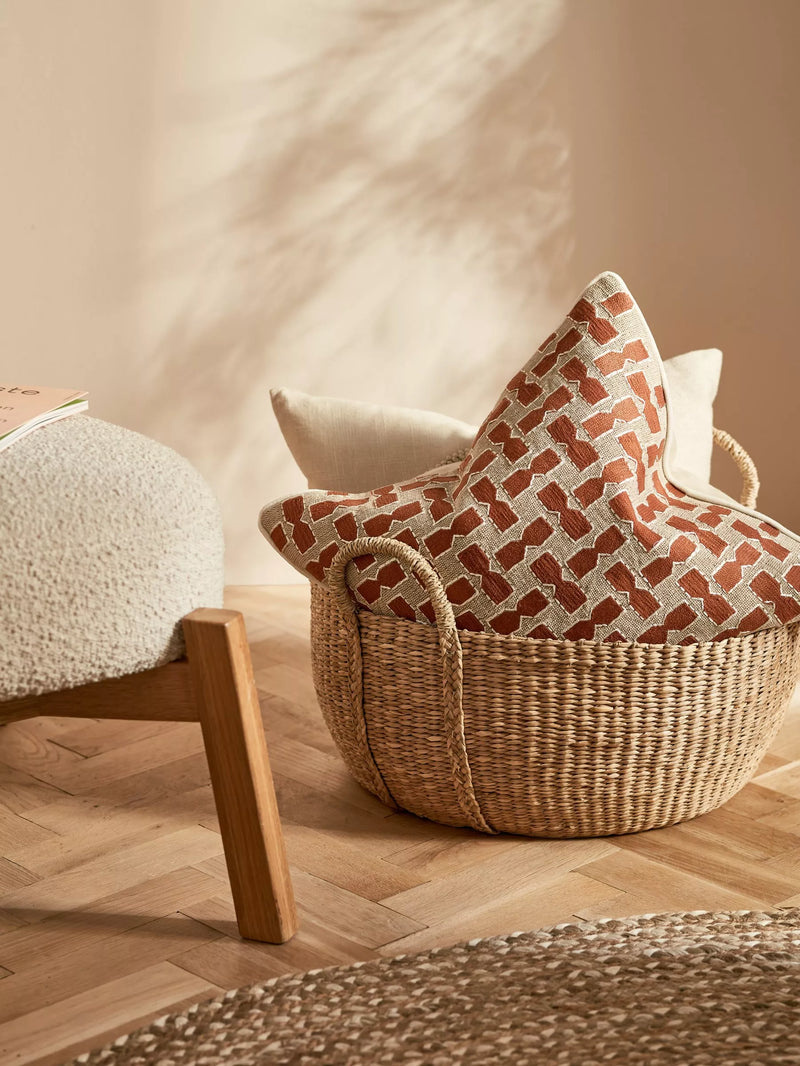 John Lewis slouchy seagrass low storage basket medium, UK version