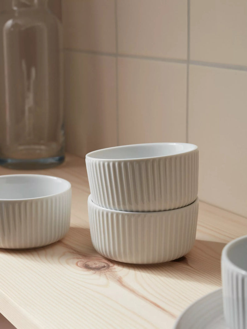 John Lewis white porcelain ramekins set of 4 (British brand)