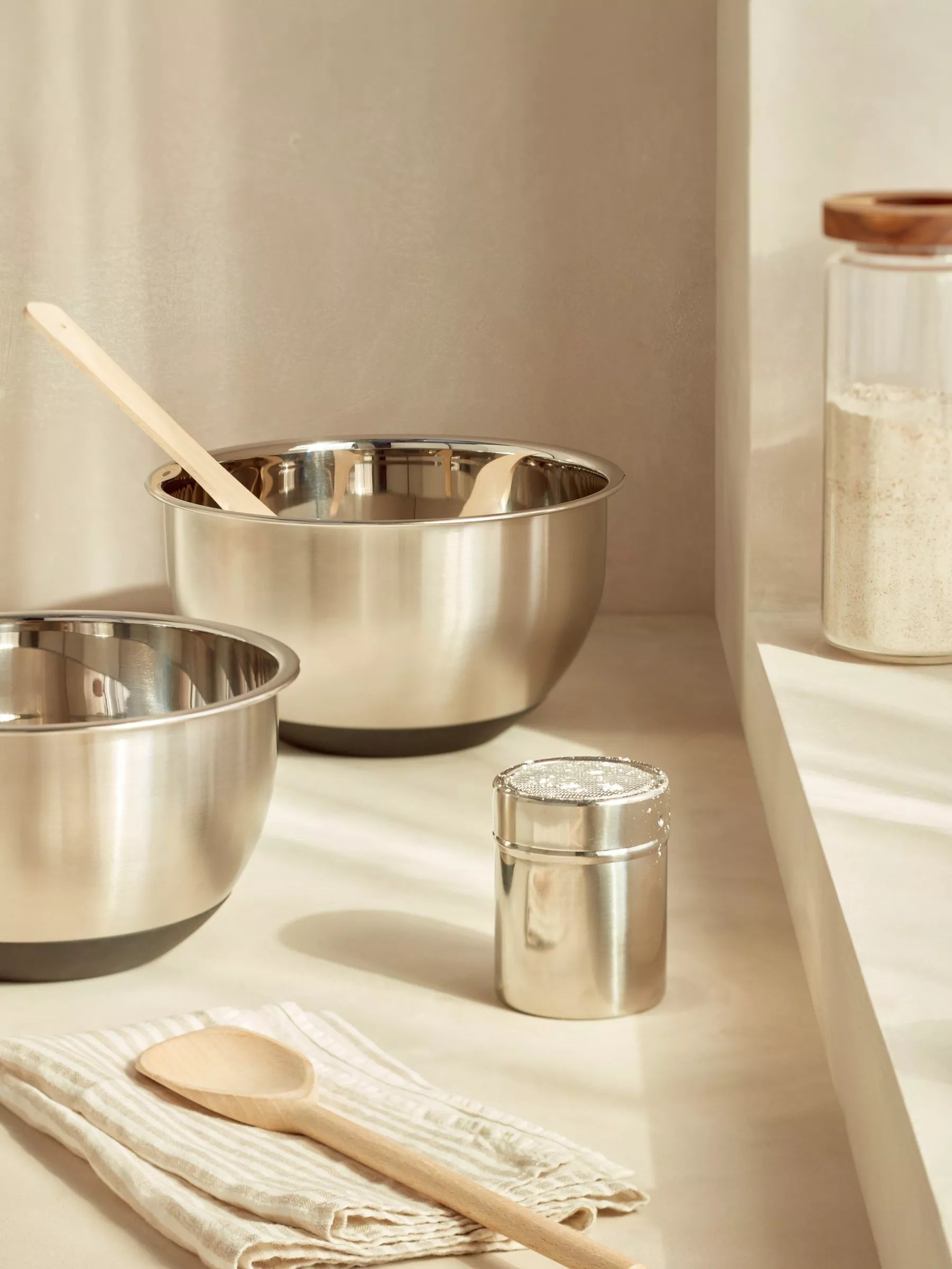 John Lewis stainless steel nesting mixing bowl 3L - British product