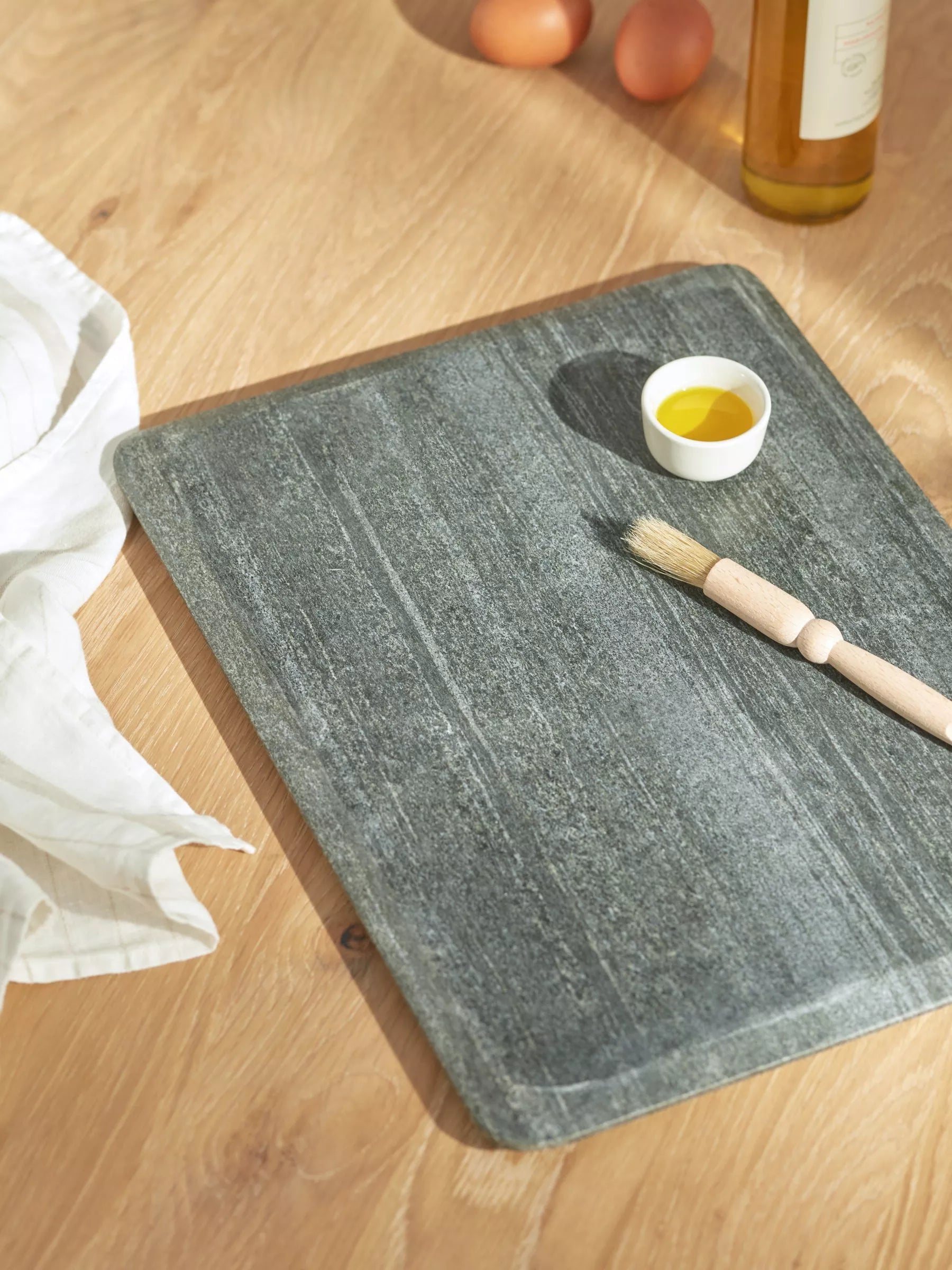 John Lewis marble pastry board midnight black 40cm, imported from the UK