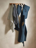John Lewis striped tea towels pack of 3 dark blue - British product