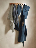 John Lewis striped tea towels pack of 3 dark blue - British product