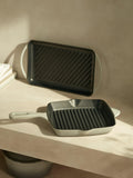 John Lewis Cast Iron Rectangular Grill Pan 33cm, UK version