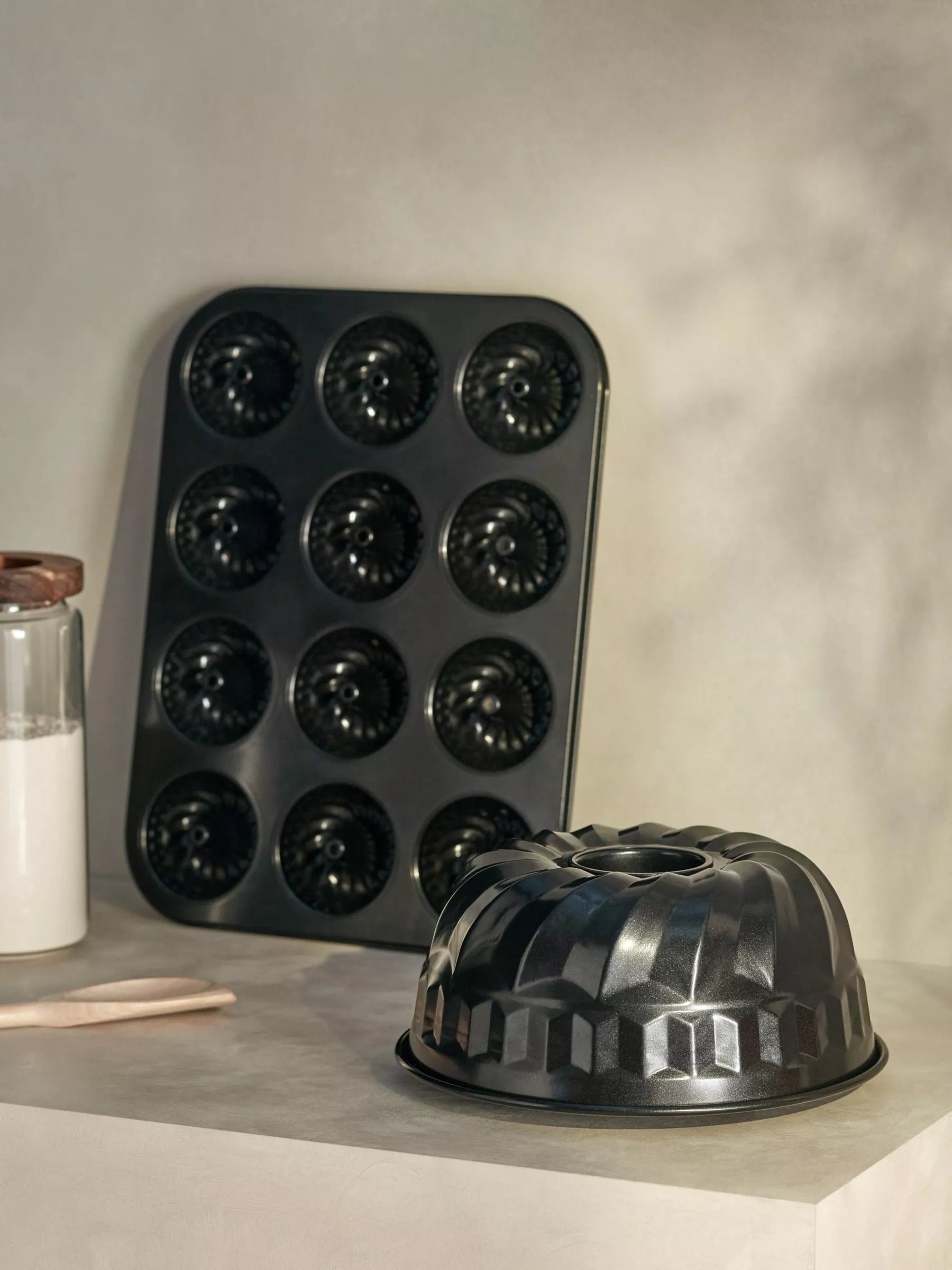 John Lewis non-stick mini cake tin 12 cup - British product